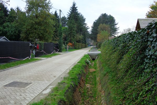 Afgewerkte straat